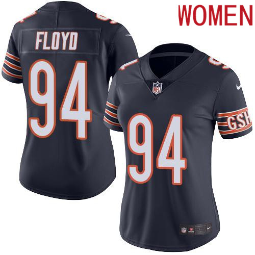 2019 Women Chicago Bears #94 Floyd blue Nike Vapor Untouchable Limited NFL Jersey->women nfl jersey->Women Jersey